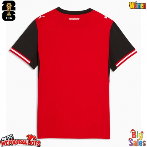 Austria Replica Home Stadium Shirt for Women World Cup 2026 Short Sleeve